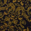 Womens Black Gold Paisley Print Midi Dress 74047 by Versace Jeans Couture from Hurleys