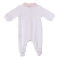 Baby White Soft Logo Tape Babygrow 45498 by BOSS from Hurleys
