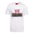 Mens White Dichiban S/s T Shirt 83946 by HUGO from Hurleys
