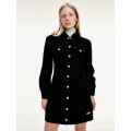 Womens Black Cord Shirt Dress 79712 by Tommy Jeans from Hurleys