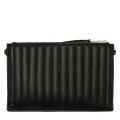 Womens Black Branded Quilted Clutch 51138 by Versace Jeans Couture from Hurleys