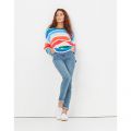 Womens Multi Stripe Uma Colour Block Knitted top 102987 by Joules from Hurleys
