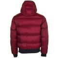 Mens Red Hooded Puffer Jacket 61179 by Armani Jeans from Hurleys