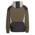Mens Khaki Contrast Zip Hood Jacket 40534 by Pretty Green from Hurleys