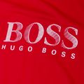 Mens Bright Red Big Logo Beach S/s T Shirt 37739 by BOSS from Hurleys
