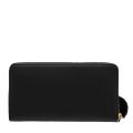 Womens Black Faux Fur Pom Zip Purse 95837 by Love Moschino from Hurleys