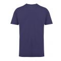 Mens Night Blue Heritage Logo S/s T Shirt 55492 by Replay from Hurleys