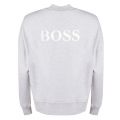 Casual Womens Grey Tastand Crew Neck Sweat Top 34505 by BOSS from Hurleys