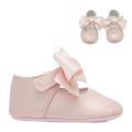Baby Pink Bow Mary Jane Shoes (15-19) 82448 by Mayoral from Hurleys