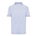 Mens Chambray Blue Under Collar Print Regular Fit S/s Polo Shirt 44153 by Tommy Hilfiger from Hurleys