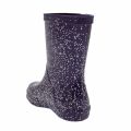Girls Cavendish Blue First Classic Giant Glitter Wellington Boots (4-8) 80001 by Hunter from Hurleys