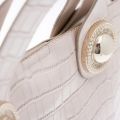 Womens Pink Croc Dome Shopper Bag 21805 by Versace Jeans from Hurleys