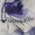 Womens Blue Floral Scarf 27214 by Armani Jeans from Hurleys