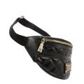 Womens Black Quilted Bum Bag 35107 by Love Moschino from Hurleys