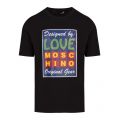 Mens Black Designed By Regular Fit S/s T Shirt 43127 by Love Moschino from Hurleys