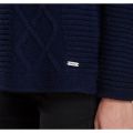 Lifestyle Womens Navy Court Roll Collar Knitted Jumper 12500 by Barbour from Hurleys