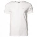 Mens White Small Logo S/s Tee Shirt 67345 by Armani Jeans from Hurleys