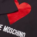 Womens Black Shiny Heart Dress 26931 by Love Moschino from Hurleys