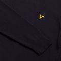 Mens Dark Navy Lambswool Crew Neck Knitted Top 33304 by Lyle & Scott from Hurleys