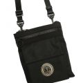 Mens Black Logo Emblem Pouch Crossbody Bag 84729 by Versace Jeans Couture from Hurleys