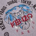 Boys Grey Kairon Elephant L/s T Shirt