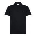 Mens Black Soft Interlock Slim Fit S/s Polo Shirt 56150 by Calvin Klein from Hurleys
