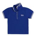 Toddler Wave Blue Tipped Logo S/s Polo Shirt 55930 by BOSS from Hurleys
