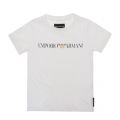 Boys White Colour Eagle S/s T Shirt 27987 by Emporio Armani from Hurleys
