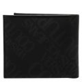 Mens Black Tonal Logomania Bifold Wallet 55292 by Versace Jeans Couture from Hurleys