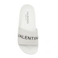 Womens White Branded Slides 86649 by Valentino Shoes from Hurleys