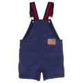 Infant Steel Blue Stripe Detail Dungarees 40073 by Mayoral from Hurleys