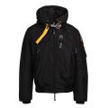 Mens Black Gobi Base Hooded Jacket 77770 by Parajumpers from Hurleys