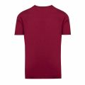 Athleisure Mens Burgundy/Gold Tee 1 Circle Logo S/s T Shirt 51454 by BOSS from Hurleys