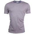 Mens Grey Regular S/s T Shirt 14741 by Lacoste from Hurleys
