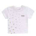 Toddler White Letters Logo S/s T Shirt 55932 by BOSS from Hurleys