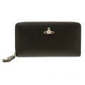 Womens Black Saffiano Zip Round Purse 14914 by Vivienne Westwood from Hurleys