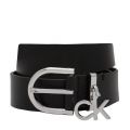 Womens Black Charm Buckle Belt 88667 by Calvin Klein from Hurleys