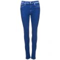 Womens Blue Wash Joi High Waisted Skinny Fit Jeans 66997 by Replay from Hurleys