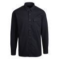 Mens Deep Navy Pitch Twill L/s Shirt 78586 by Belstaff from Hurleys