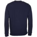 Mens Navy Pique Crew Sweat Top 29410 by Lacoste from Hurleys