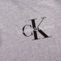 Girls Light Grey Heather Monogram Logo S/s T Shirt 79010 by Calvin Klein from Hurleys