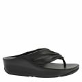 Womens Black Twiss Toe-Thong Sandals 40974 by FitFlop from Hurleys