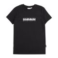 Kids Black S-Box S/s T Shirt 97598 by Napapijri from Hurleys