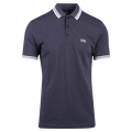 Athleisure Mens Dark Blue Paddy Regular Fit S/s Polo Shirt 107231 by BOSS from Hurleys