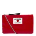 Womens Red Branded Shiny Crossbody Bag 82217 by Love Moschino from Hurleys