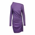 Anglomania Womens Lilac Taxa Lurex Short Dress 47234 by Vivienne Westwood from Hurleys