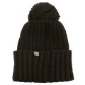 Mens Black Semiury Knitted Hat 17201 by Napapijri from Hurleys