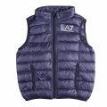 Boys Navy Branded Padded Gilet 48197 by EA7 from Hurleys