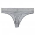 Womens Grey Heather Logo Classic Thong 20460 by Calvin Klein from Hurleys