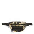 Mens Black Baroque Logo Bumbag 74309 by Versace Jeans Couture from Hurleys